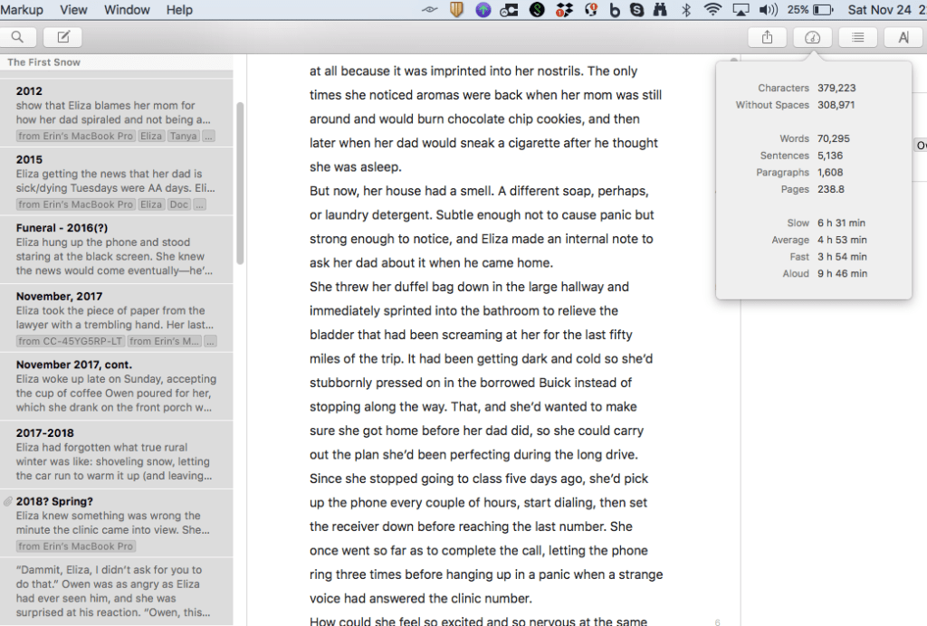 Tuesday Morning Coffee: Much Ado about&nbsp;Noveling